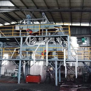 煤質活性炭破碎篩分系統